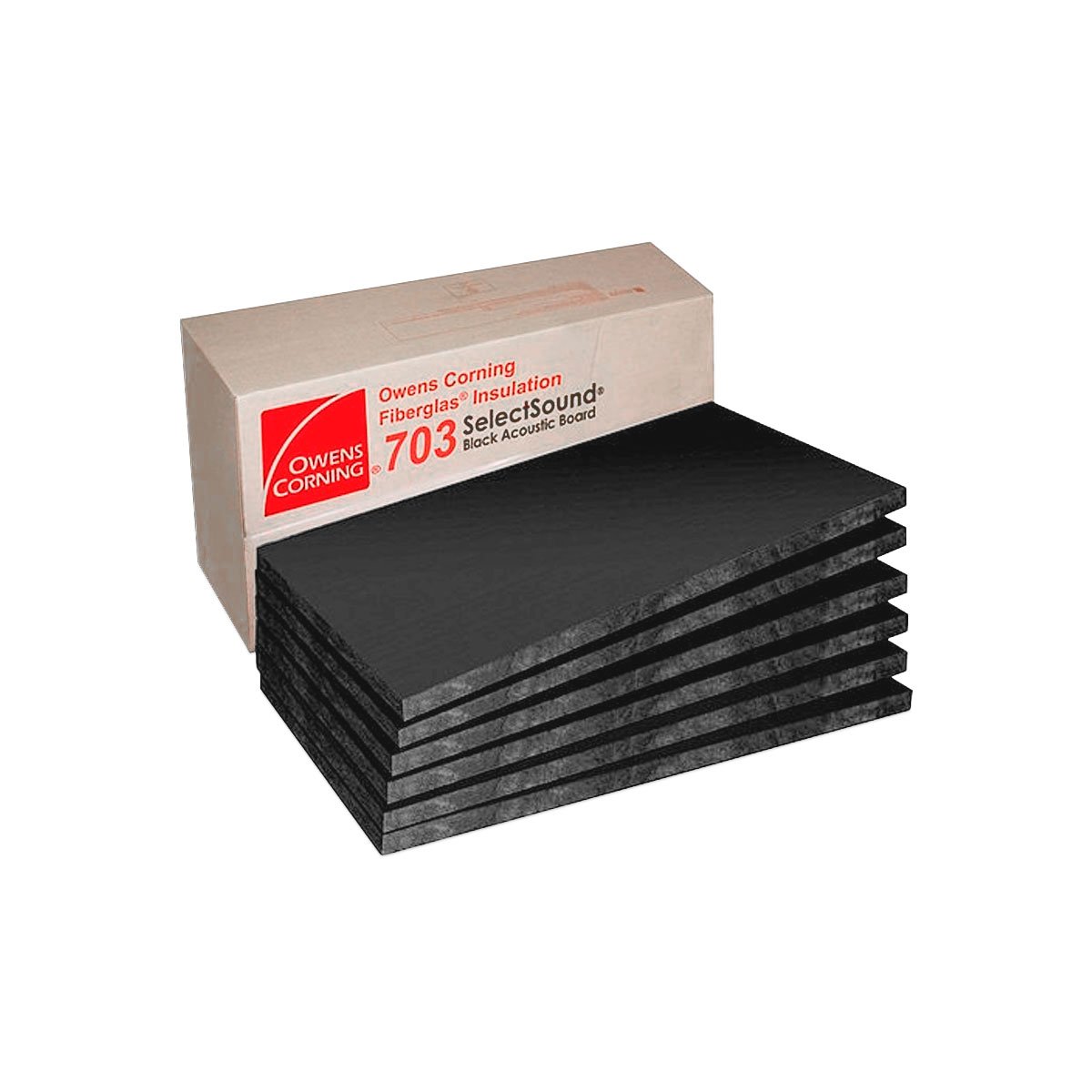 Black Acoustic Board 2" - Owens Corning